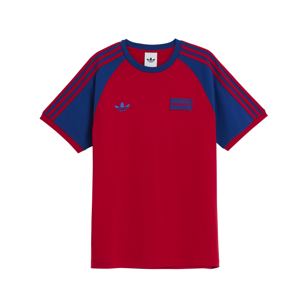 Oasis Tour 3-Stripes Tee (Better Scarlet)